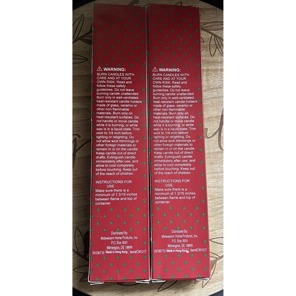 Vintage Gold Glitter 10" Tapered Candles NOS 2 Box w/2 Candles Each - Picture 4 of 4